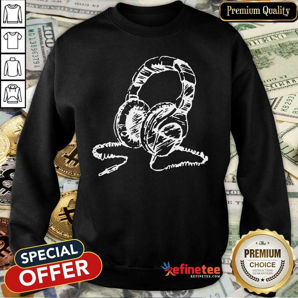 Top DJ Headphones Shirt