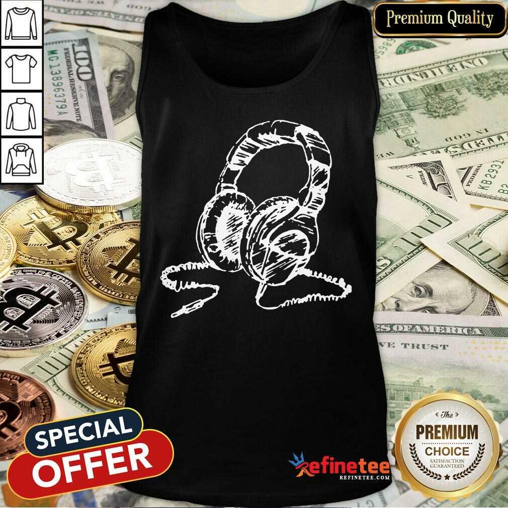 Top DJ Headphones Shirt