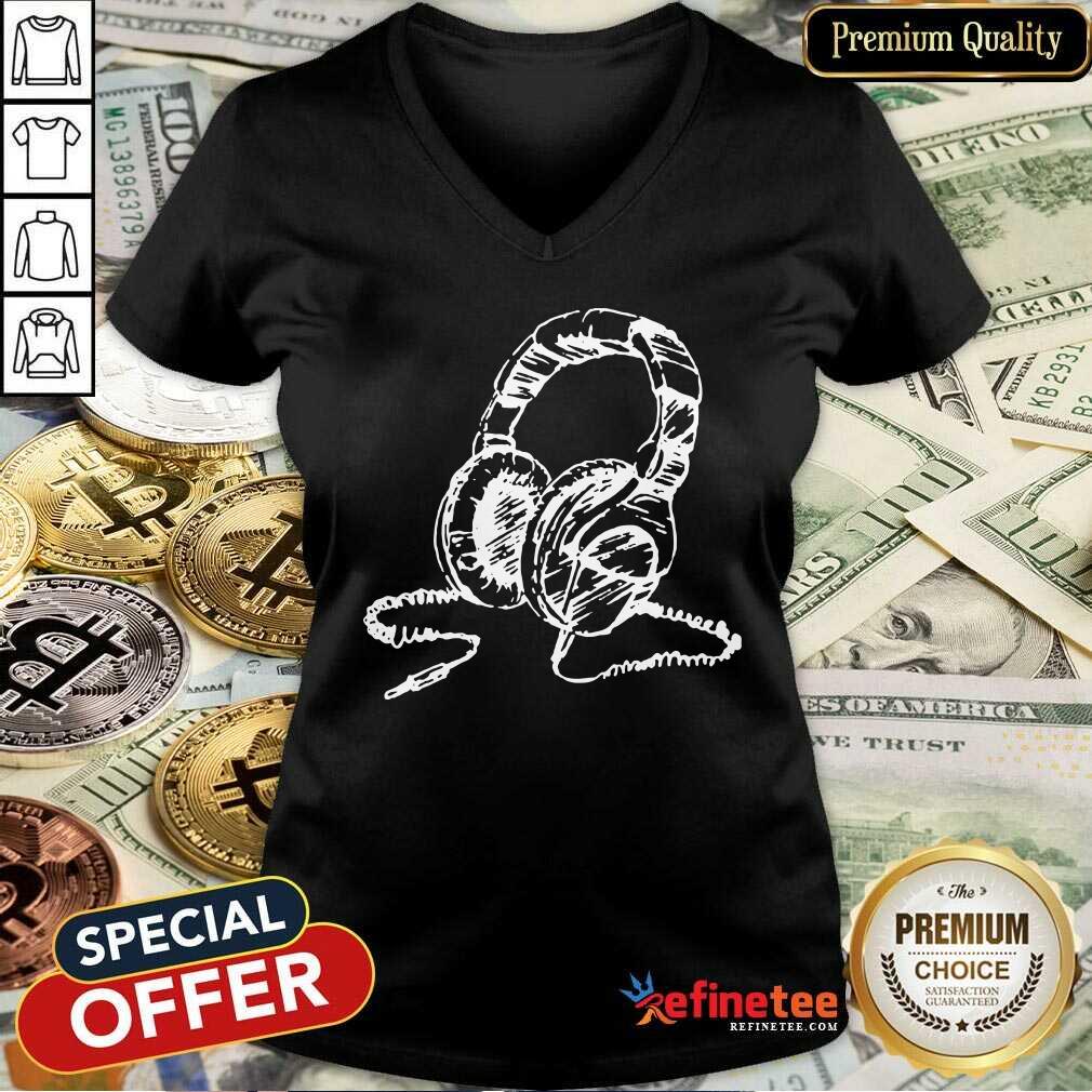 Top DJ Headphones Shirt