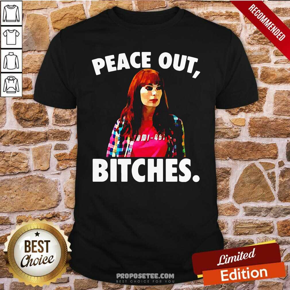 Top Felicia Day Peace Out Bitches Shirt