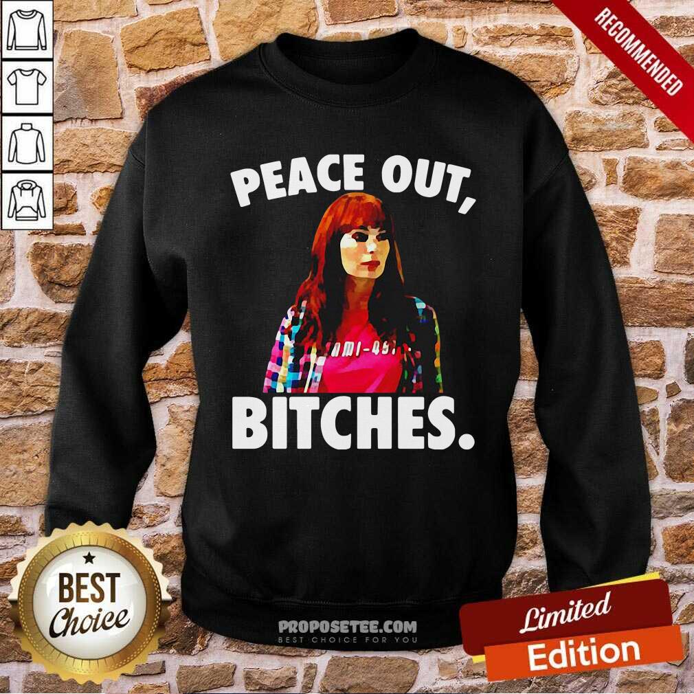 Top Felicia Day Peace Out Bitches Shirt