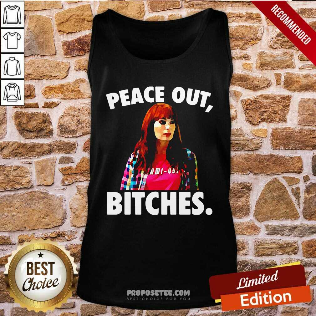 Top Felicia Day Peace Out Bitches Shirt