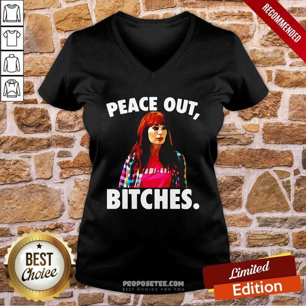 Top Felicia Day Peace Out Bitches Shirt