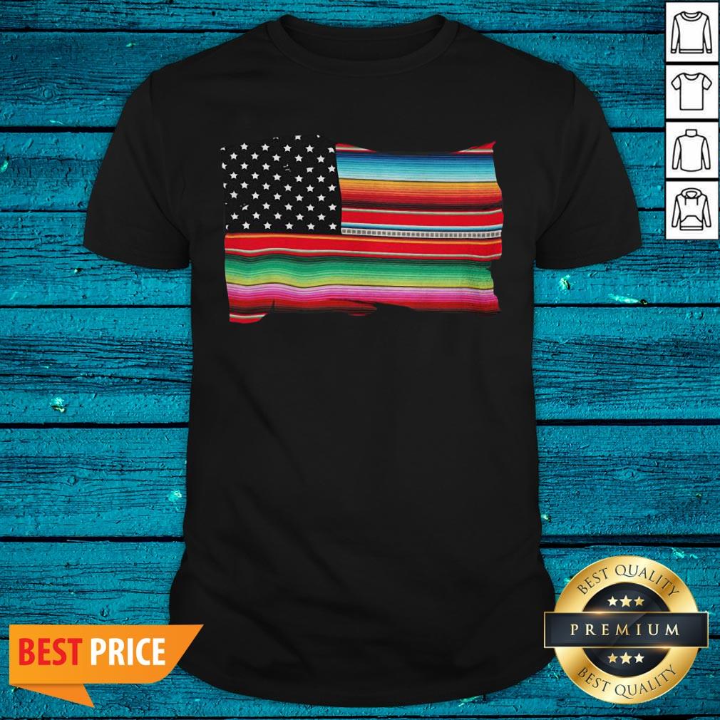 Top Flag Of The United States Color Shirt