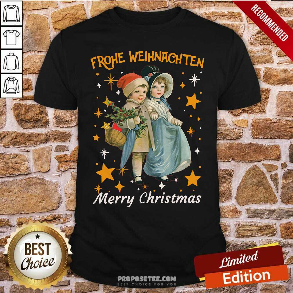 Top Frohe Weihnachten Merry Christmas Shirt