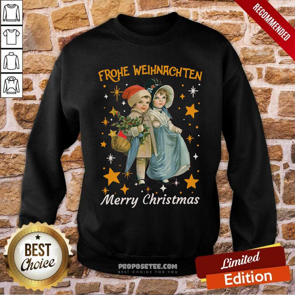 Top Frohe Weihnachten Merry Christmas Shirt