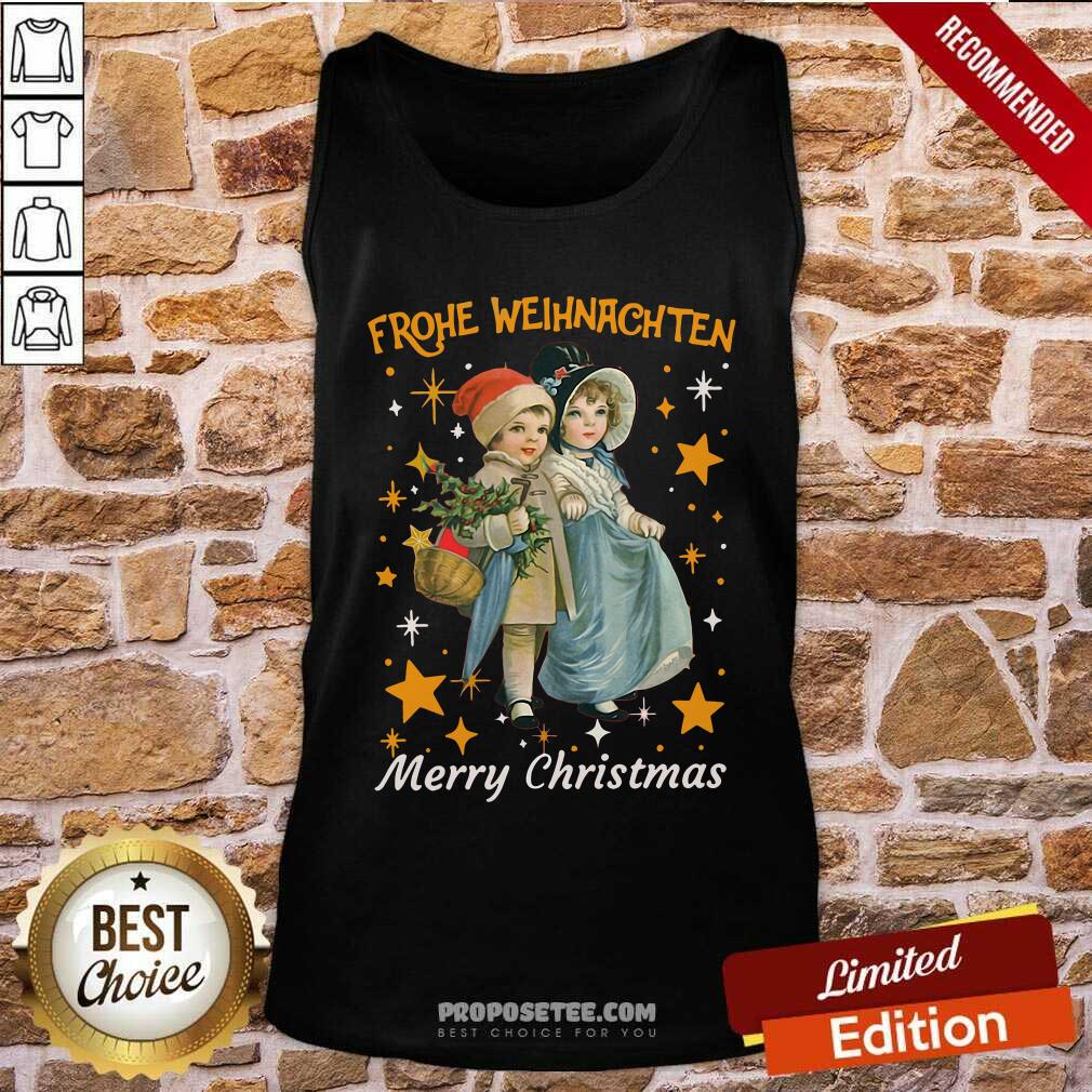 Top Frohe Weihnachten Merry Christmas Shirt