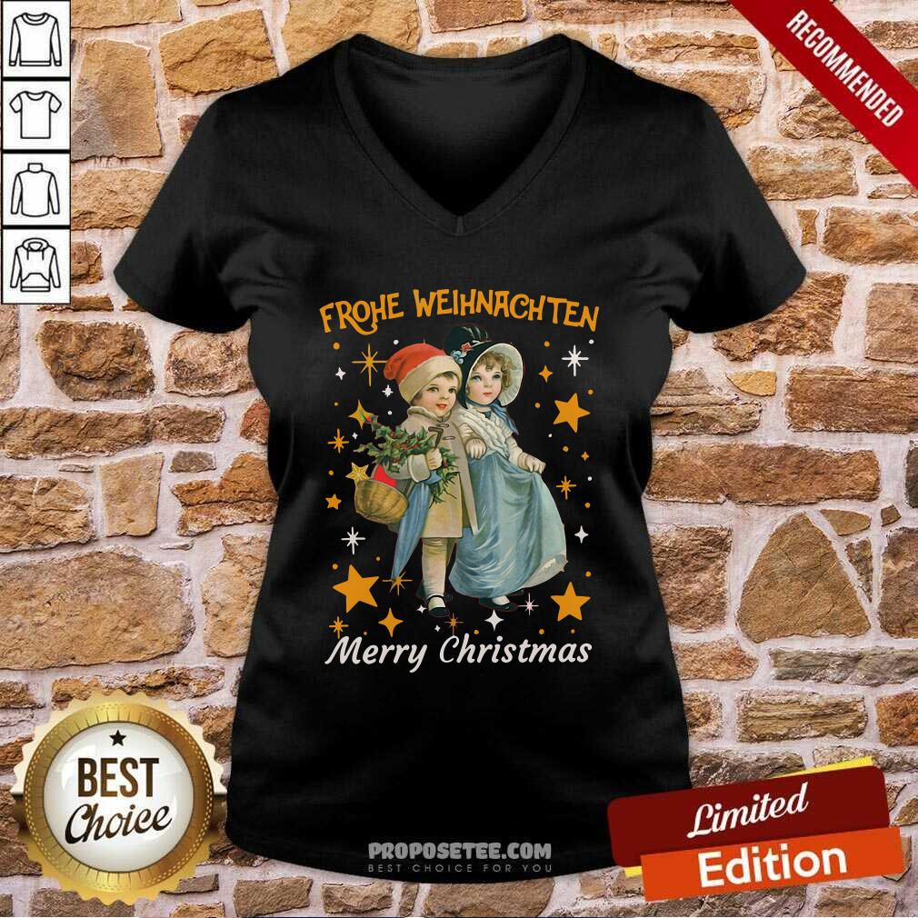 Top Frohe Weihnachten Merry Christmas Shirt