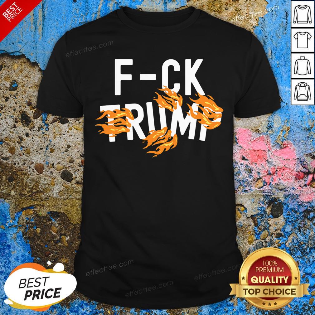 Top Fuck Trump Burning Trump 2020 Essential T-Shirt
