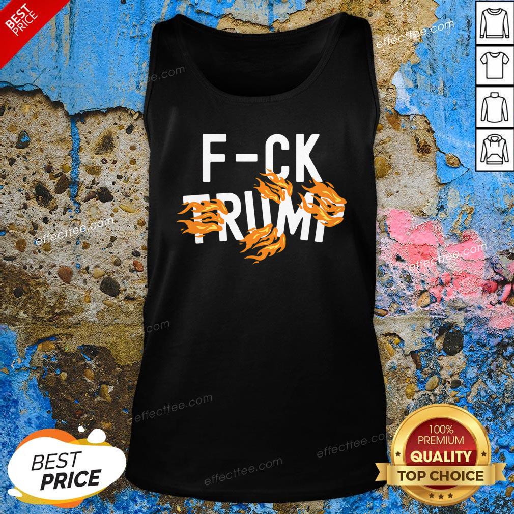 Top Fuck Trump Burning Trump 2020 Essential T-Shirt