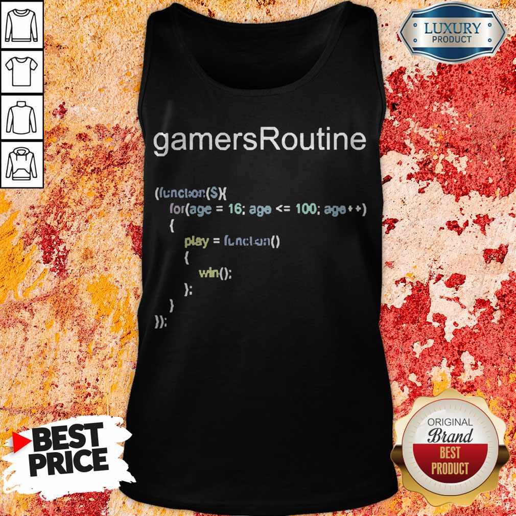 Top Gamers Routine Code Shirt