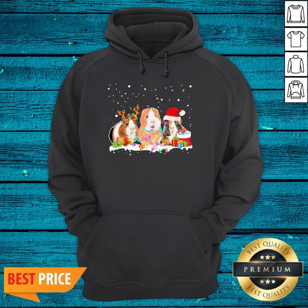 Top Guinea Pig Christmas Light Shirt