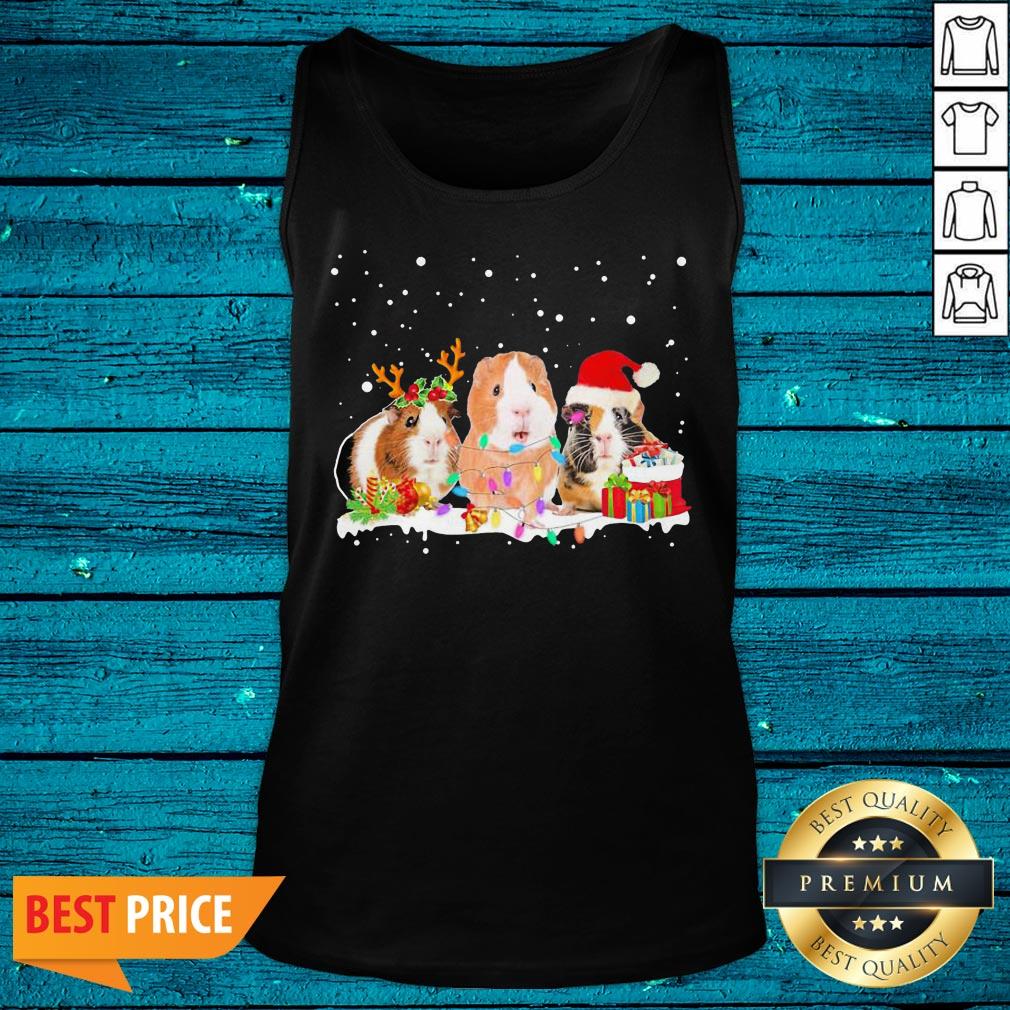Top Guinea Pig Christmas Light Shirt