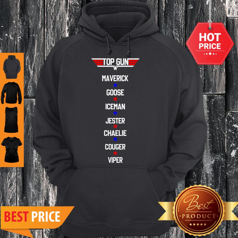 Top Gun Maverick Goose Iceman Jester Charlie Couger Viper Shirt