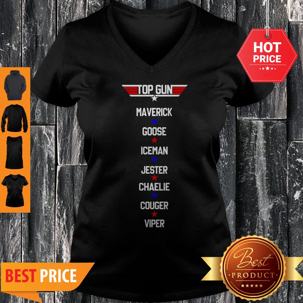 Top Gun Maverick Goose Iceman Jester Charlie Couger Viper Shirt