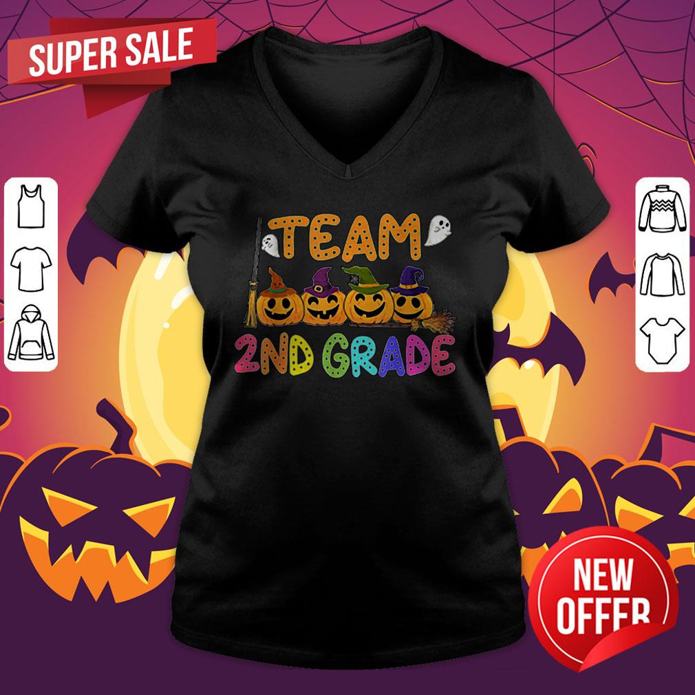 Top Halloween Team 2nd Second Grade Costumes For Student Shirt