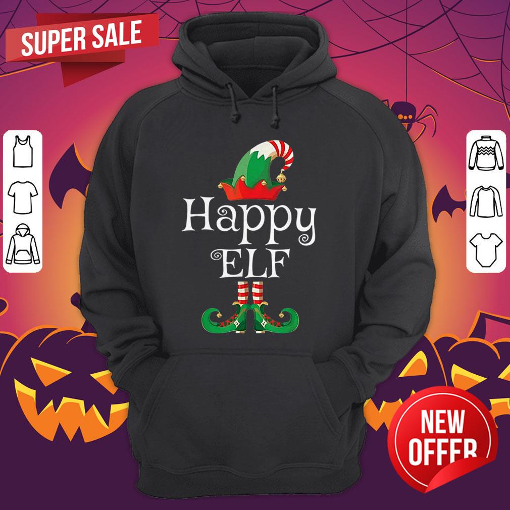 Top Happy Elf Costume Funny Halloween Christmas Gift Happy Shirt