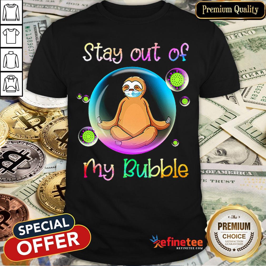Top Hedgehog Wear Medical Mask Stay Out Of My Bubble Coronavirus Shirt