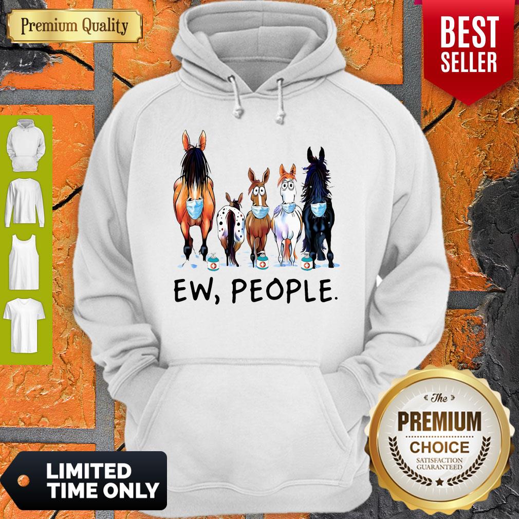Top Horse Face Mask Ew People Shirt