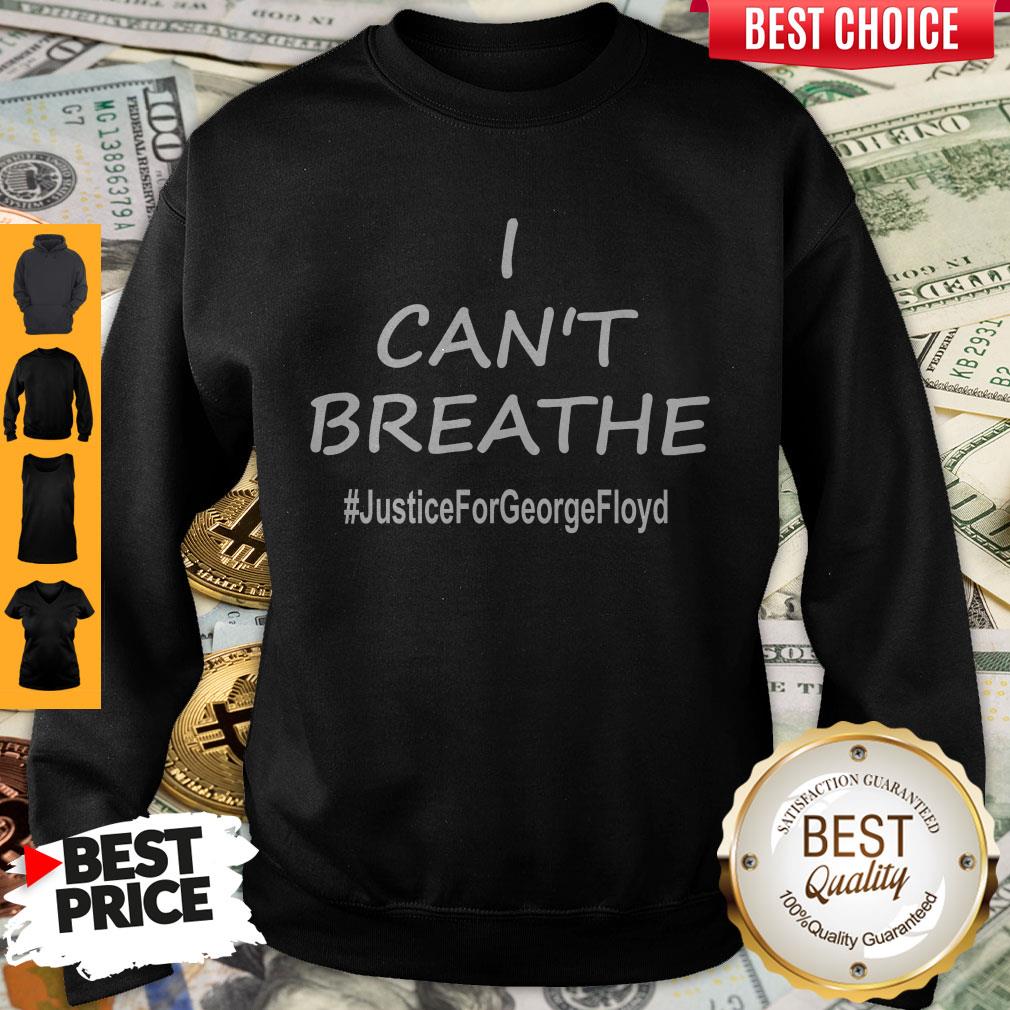 Top I Can’t Breathe Justice For George Floyd Shirt