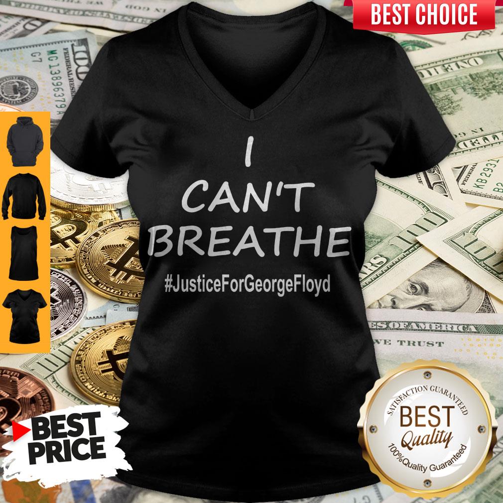 Top I Can’t Breathe Justice For George Floyd Shirt