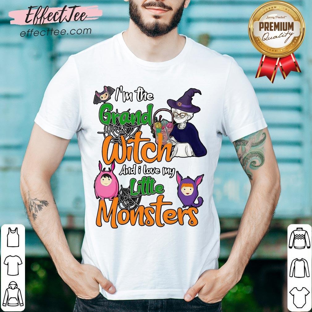 Top I’m The Grand Witch And I Love My Little Monsters Shirt