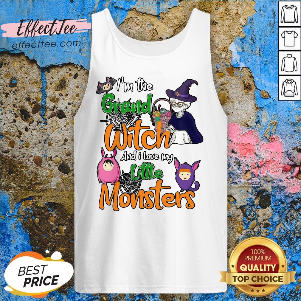 Top I’m The Grand Witch And I Love My Little Monsters Shirt