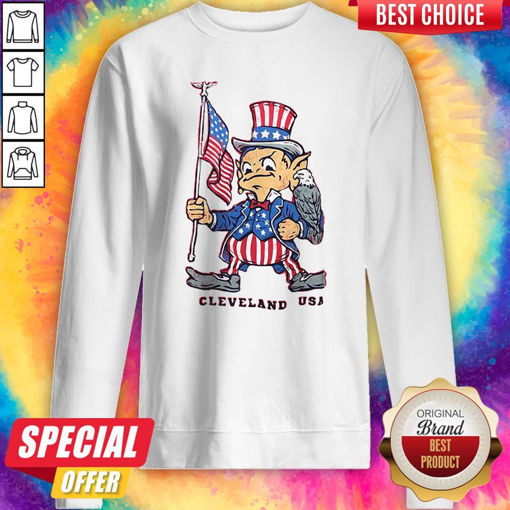 Top Independence Day Flag Eagles Cleveland USA Shirt