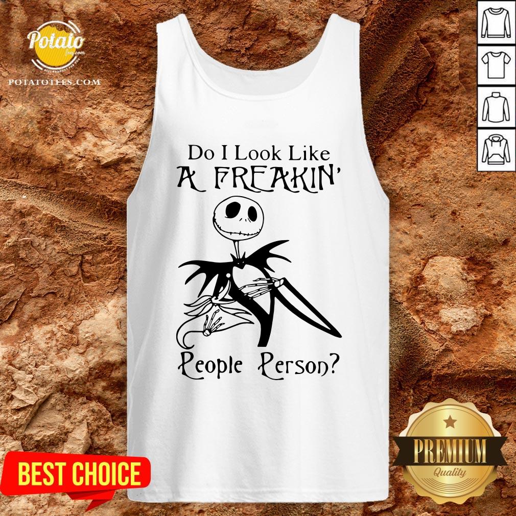 Top Jack Skellington Do I Look Like A Freaking People Person Shirt