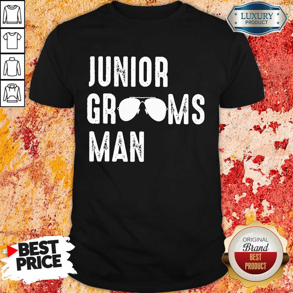 Top Junior Groomsman Cool Shades Shirt