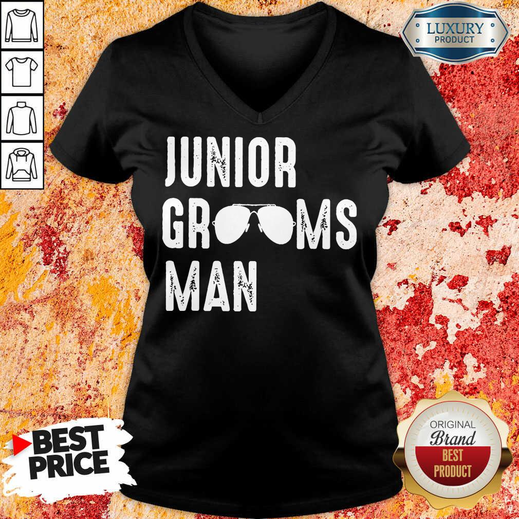 Top Junior Groomsman Cool Shades Shirt