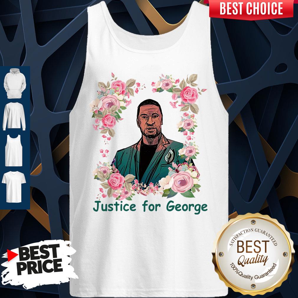 Top Justice For George Floyd Floral I Can’t Breathe Shirt