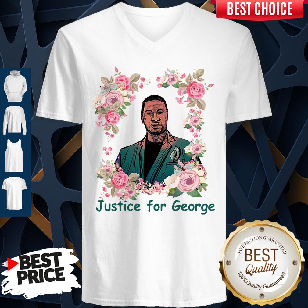 Top Justice For George Floyd Floral I Can’t Breathe Shirt