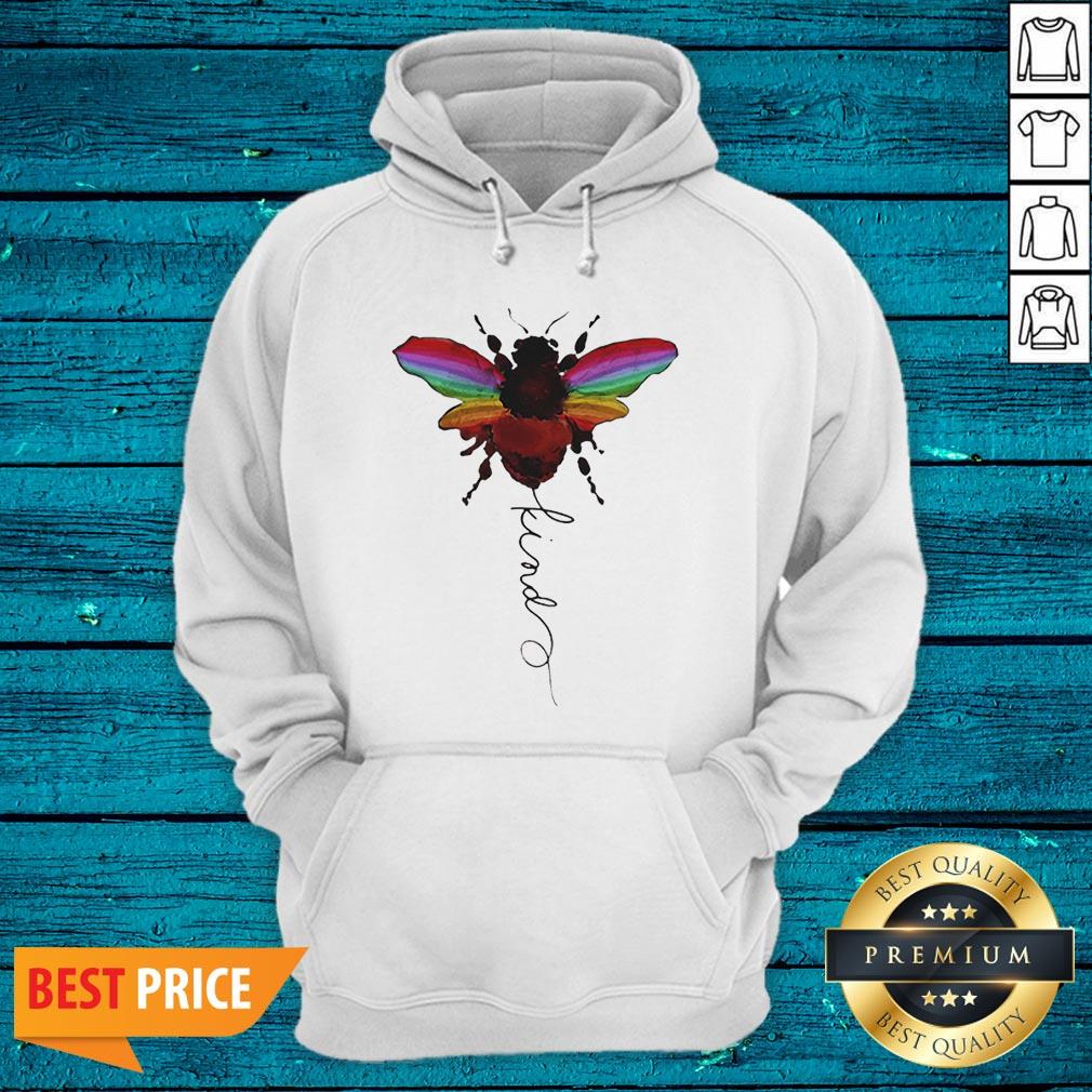 Top Lgbt Bee Kind White Shirt