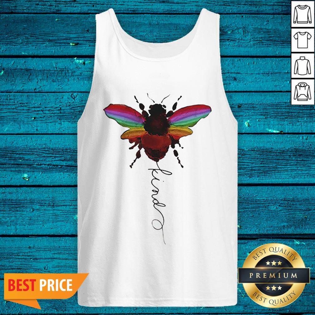 Top Lgbt Bee Kind White Shirt