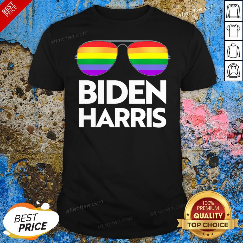 Top LGBT Biden Harris 2020 Glass Shirt