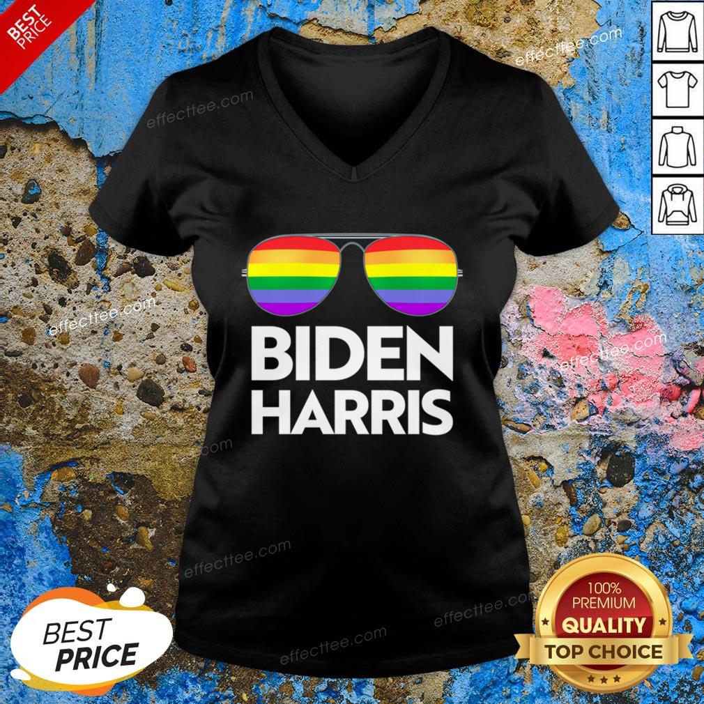 Top LGBT Biden Harris 2020 Glass Shirt