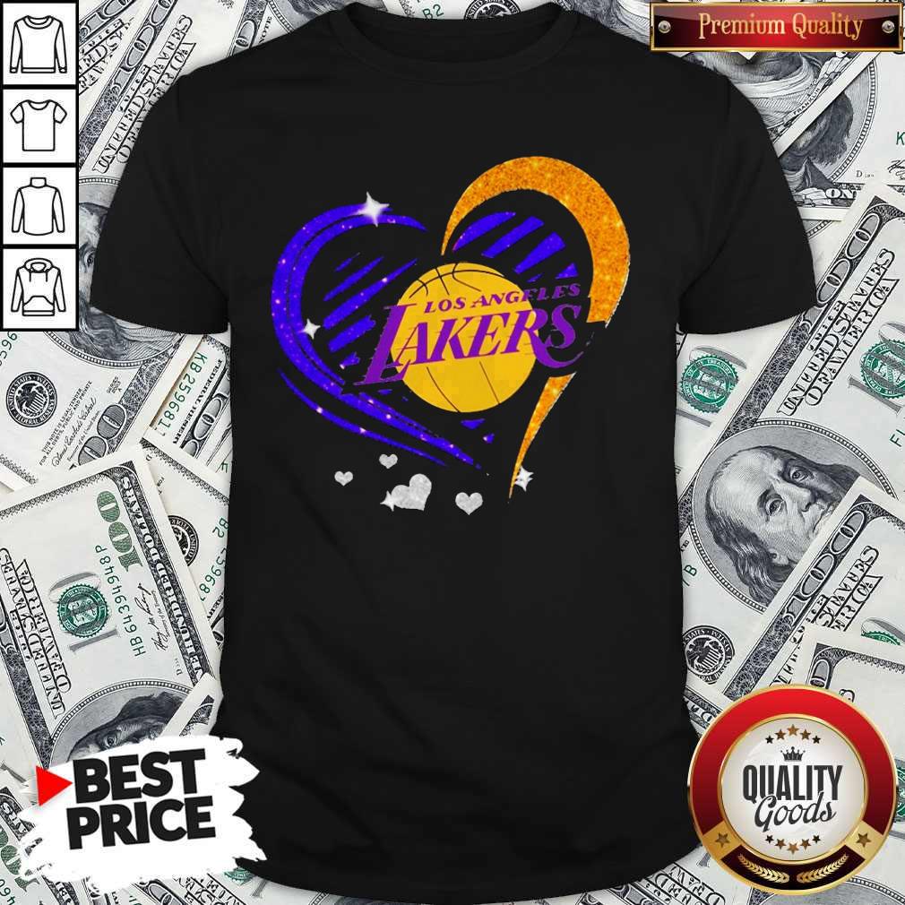 Top Los Angeles Lakers Hearts Diamond Shirt