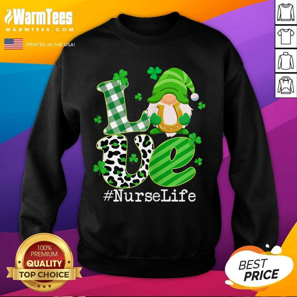 Top Love Lucky Nurse Life St Patricks Day Shirt