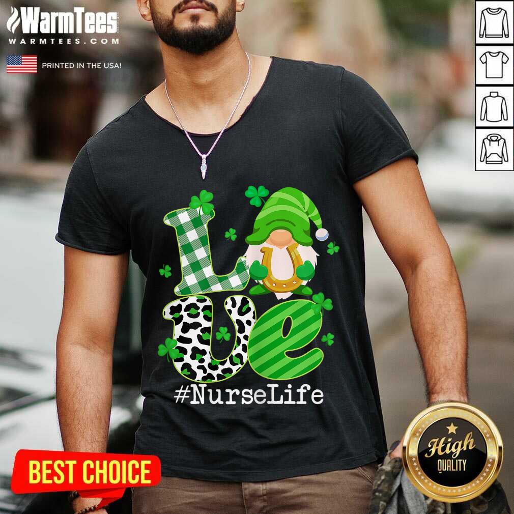 Top Love Lucky Nurse Life St Patricks Day Shirt