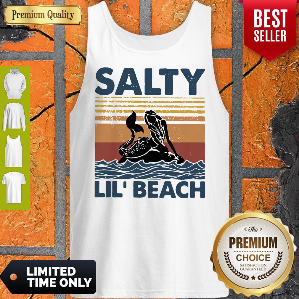 Top Mermaid Salty Lil’ Beach Vintage Shirt