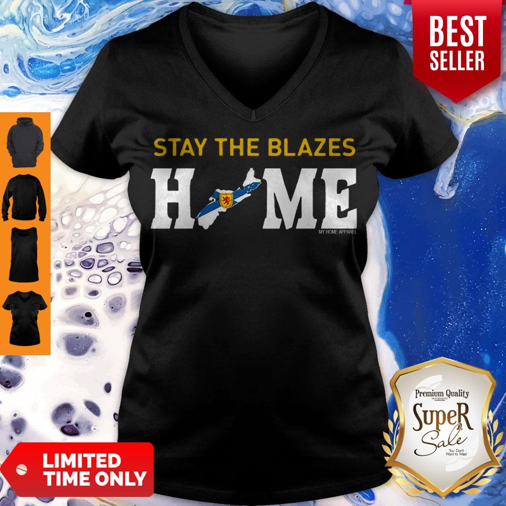 Top Nova Scotia Stay The Blazes Home My Home Apparel Shirt