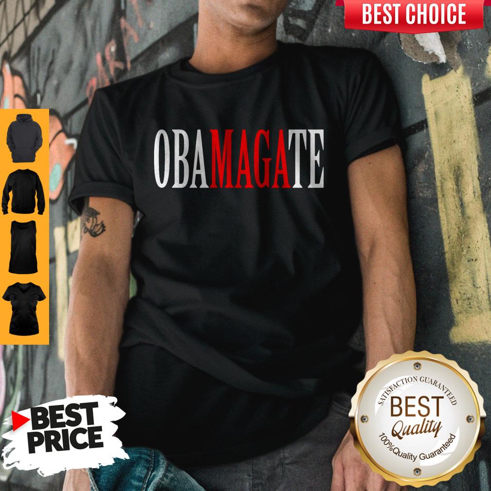Top Obamagate Red White Version Shirt