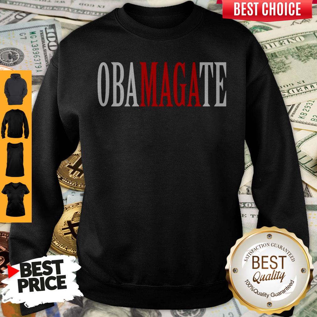 Top Obamagate Red White Version Shirt