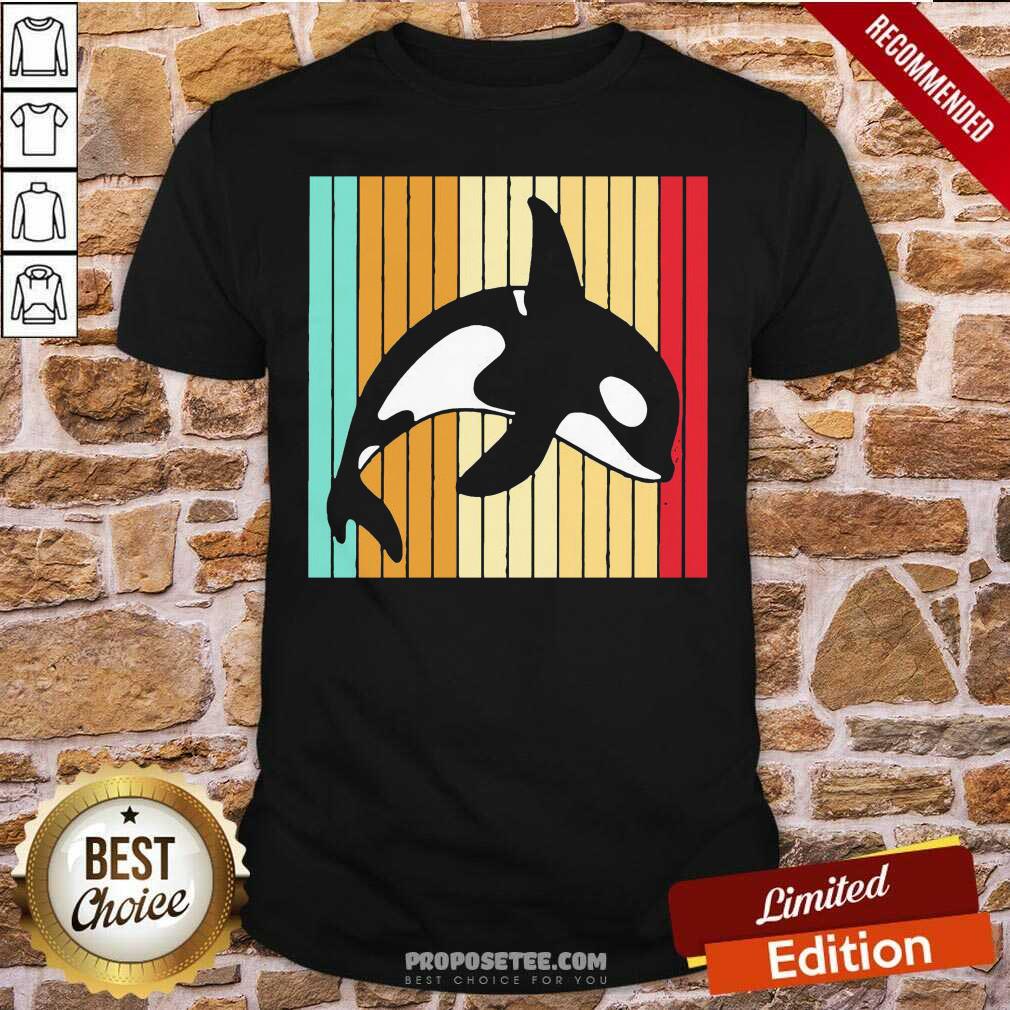 Top Orca Killer Whale Killer Whale Vintage Shirt