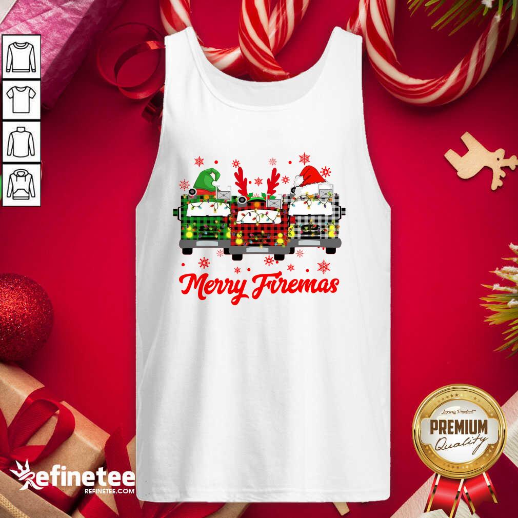 Top Plaid Vehicle Merry Christmas Shirt