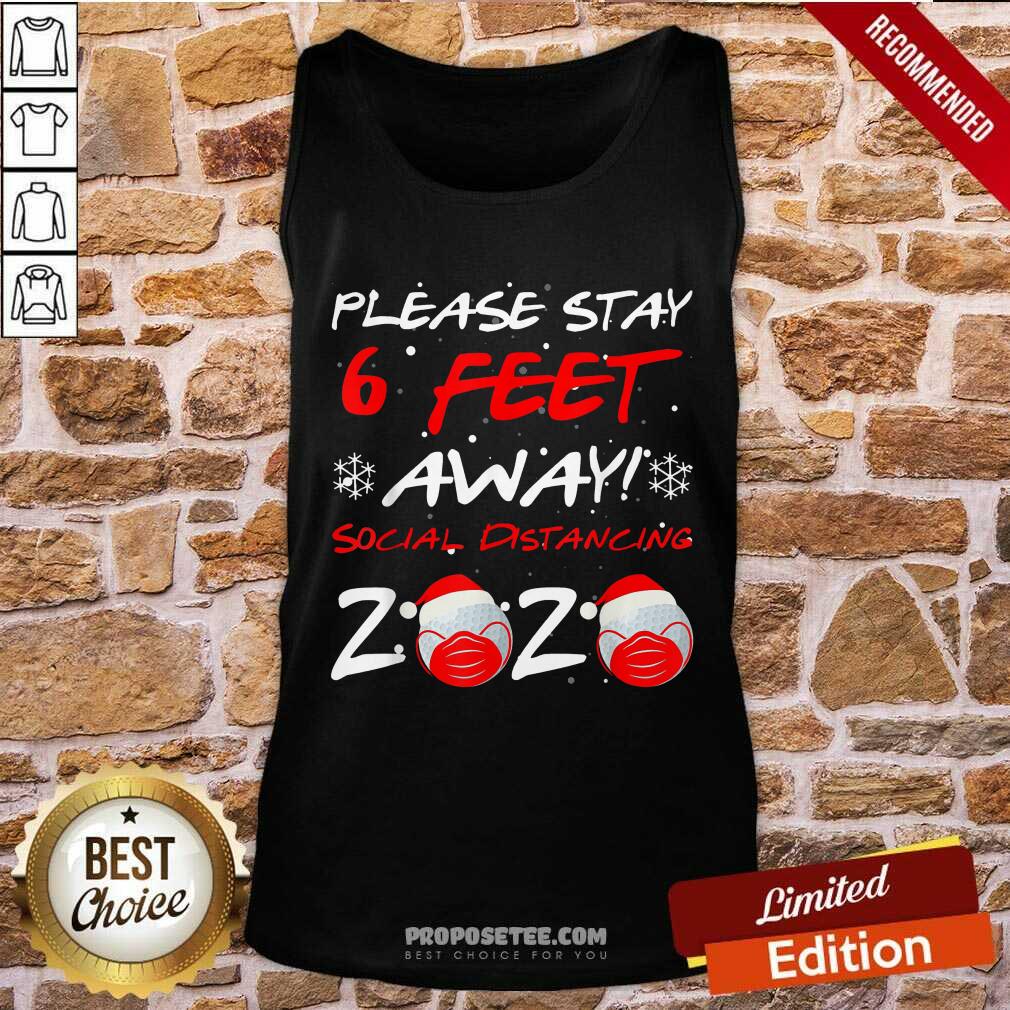 Top Please Stay 6 Feet Golf In Mask Social Distancing 2020 Wear Mask Shirt