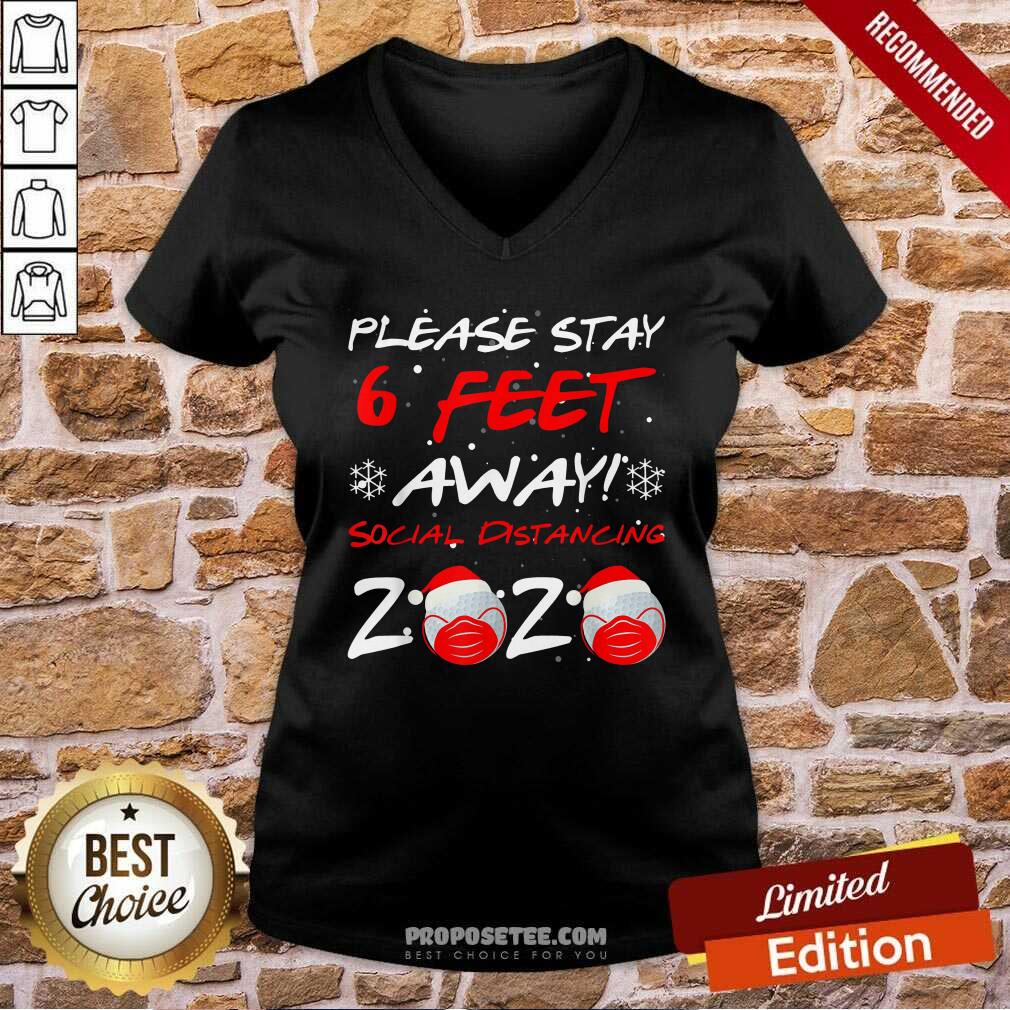 Top Please Stay 6 Feet Golf In Mask Social Distancing 2020 Wear Mask Shirt