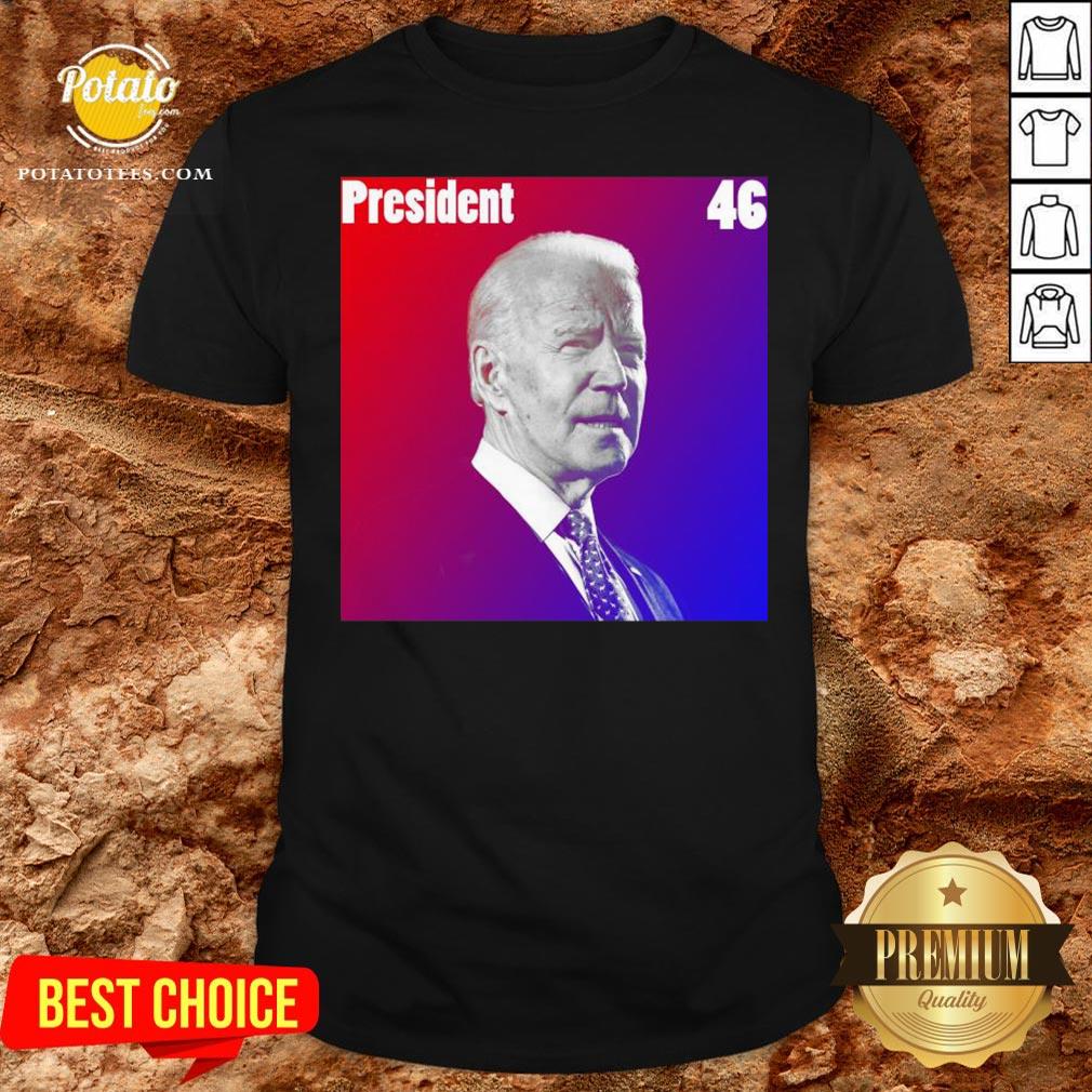 Top President 46 Joe Biden American Solarized Superman Shirt