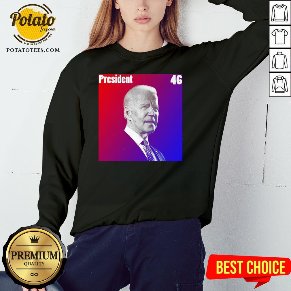 Top President 46 Joe Biden American Solarized Superman Shirt